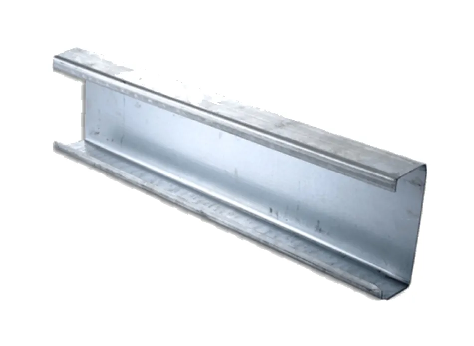 Galvanised steel C-purlin